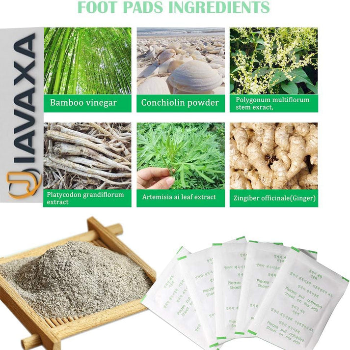 Deep Cleansing Herbal Foot Pads for Full body Detox & Natural Weight Management(2x5 packs) BUY 1 GET 1 FREE