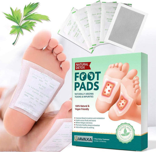 Deep Cleansing Herbal Foot Pads for Full body Detox & Natural Weight Management(2x5 packs) BUY 1 GET 1 FREE